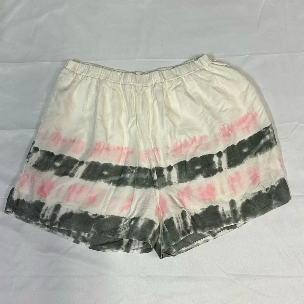 NEW Japna Hand Made With Love Tye Dye Lined Shorts Ladies Size Large NWOT